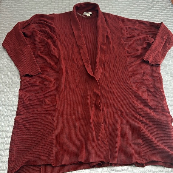 ZENANA OUTFITTERS red open cardigan size large - Picture 1 of 6